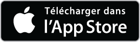 téléchargements App Store badge French