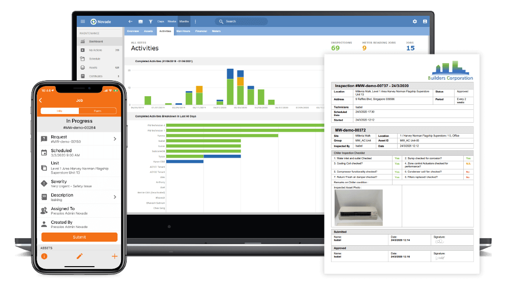 asset maintenance management software manage requests and jobs