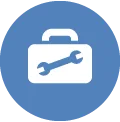 Maintenance and repair service icon