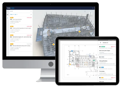 Novade Connect Autodesk BIM 360 screens