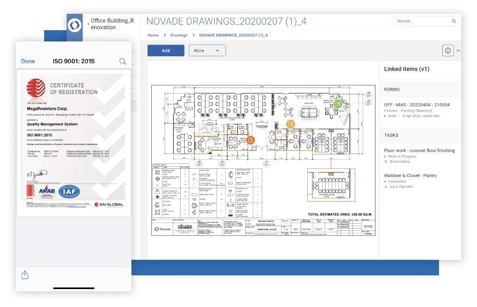 Novade Lite coordinate your jobsites