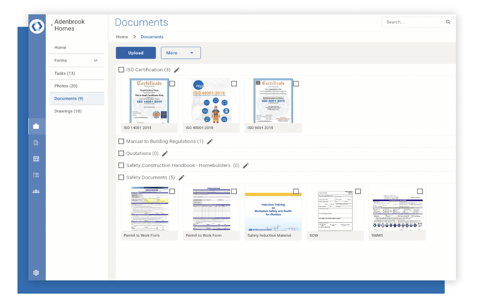 Form builder on Novade Lite