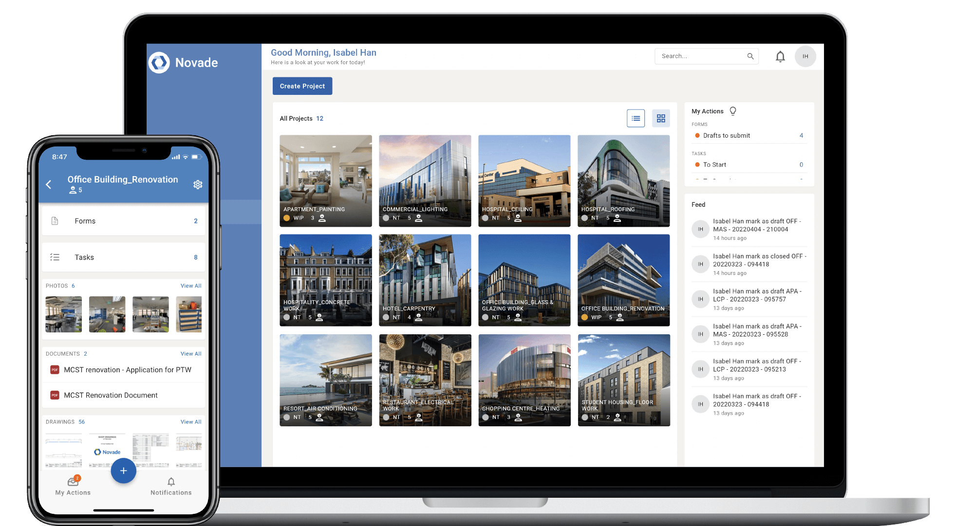 Novade Lite specialist contractor app Novade Lite specialist contractor app
