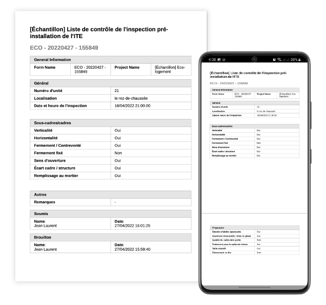 Novade Lite Forms PDF export