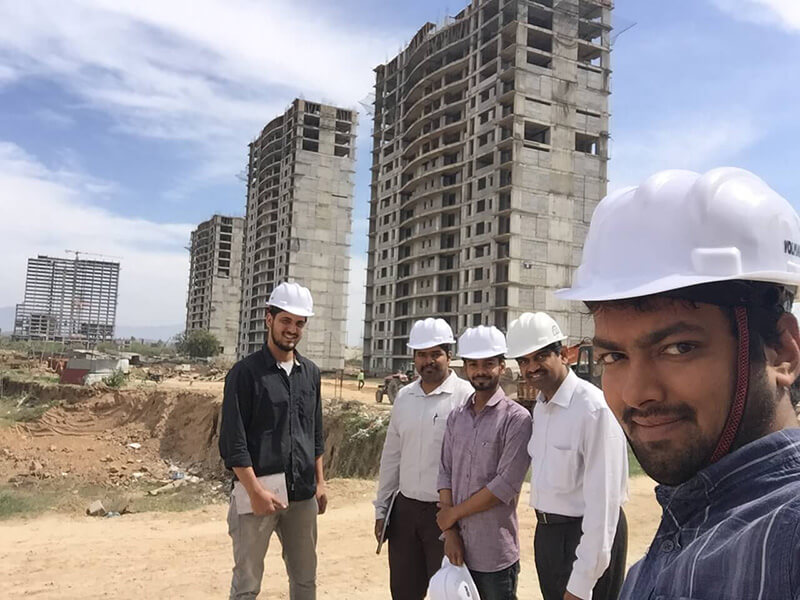 Novade team on site in India