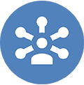 Maintenance module blue icon