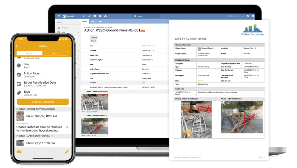 construction health and safety software digital permits to work