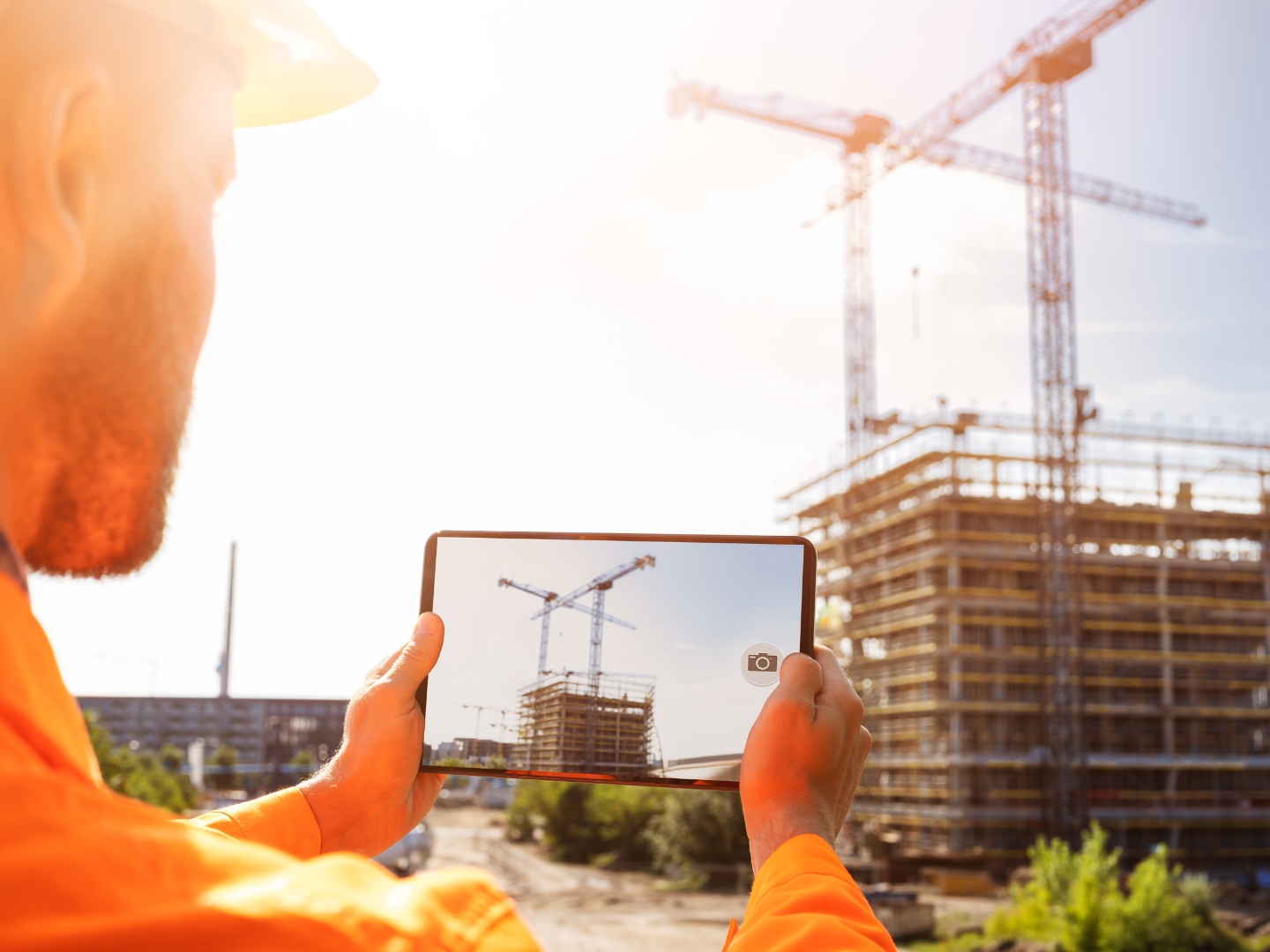 construction site street view photograph