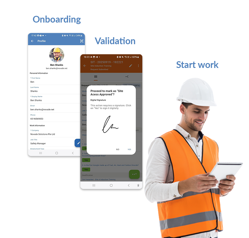 streamline employee induction process with a safety app