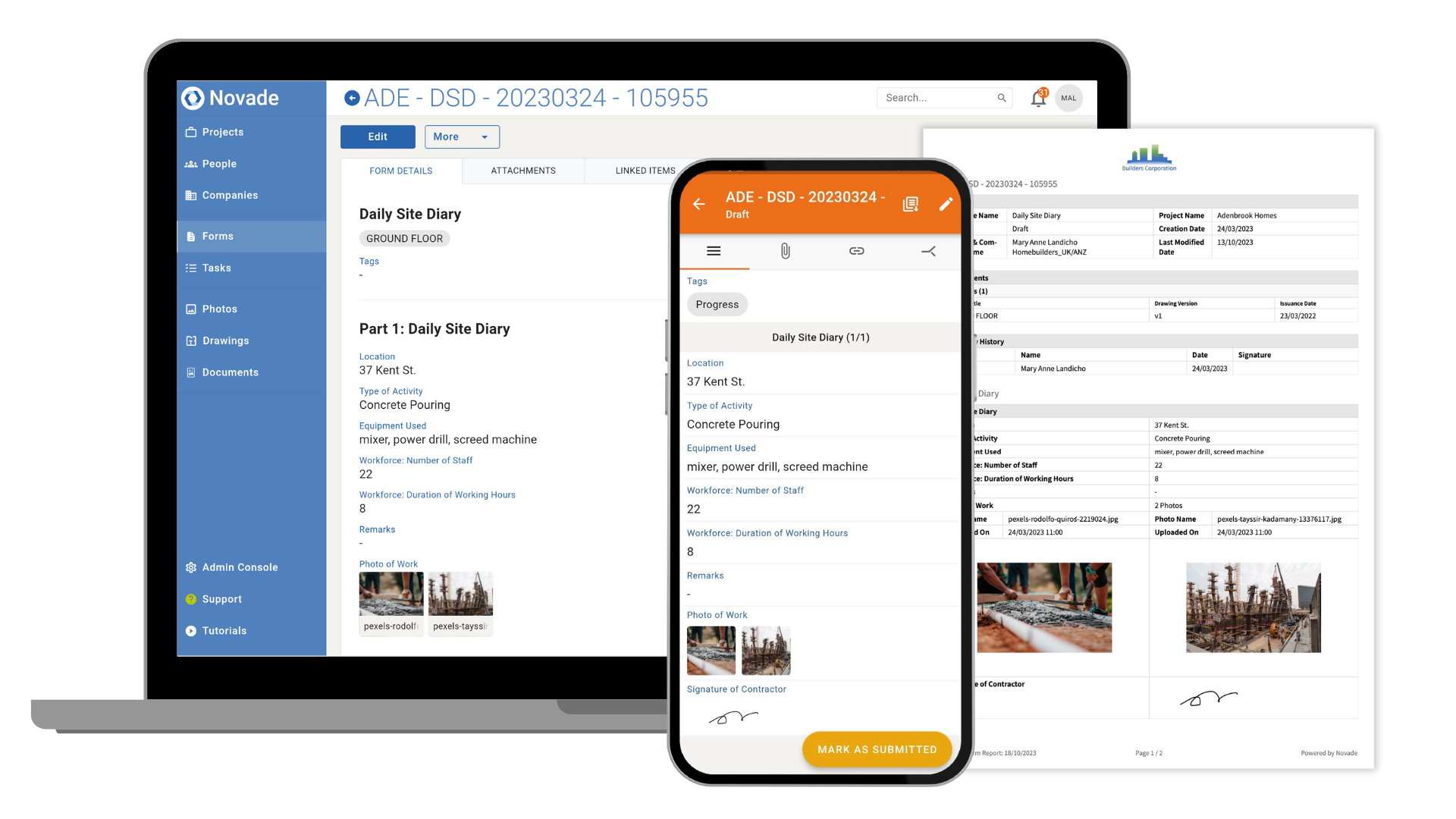 general contractor software, progress tracking