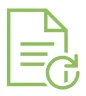 Document verification and compliance icon