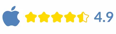 Novade Lite is rated 4.9 out of 5 on the App Store