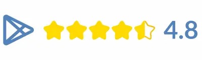 Novade Lite is rated 4.8 out of 5 on Google Play